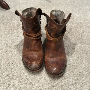 Freebird Casey booties in cognac-Size 7